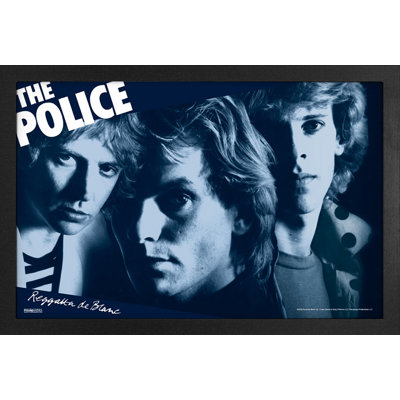 The Police - Reggatta de Blanc, impression encadrée 11 x 17