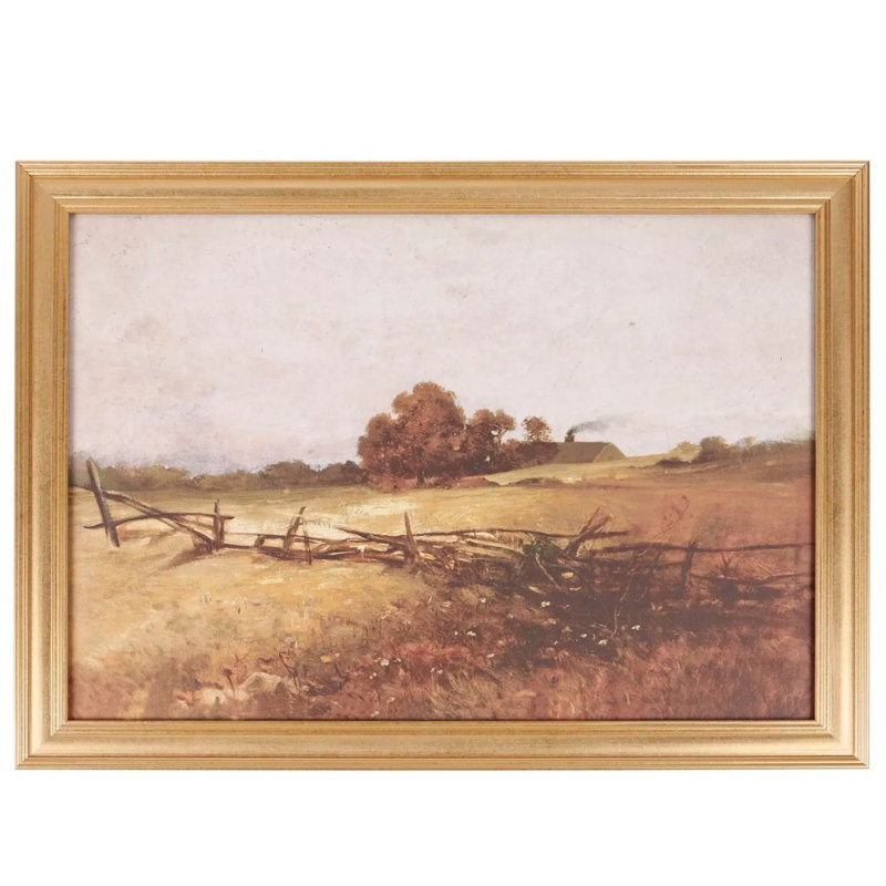 Art champêtre encadré