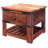 Solid Wood End Table with Storage