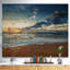 Photographie de paysage marin «Sunrise and Glowing Waves in Ocean Seashore»-35061424-35061433