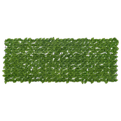 Vidaxl Balcony Screen With Leaves Garden Sunshade Dark Green/Green Multi Sizes