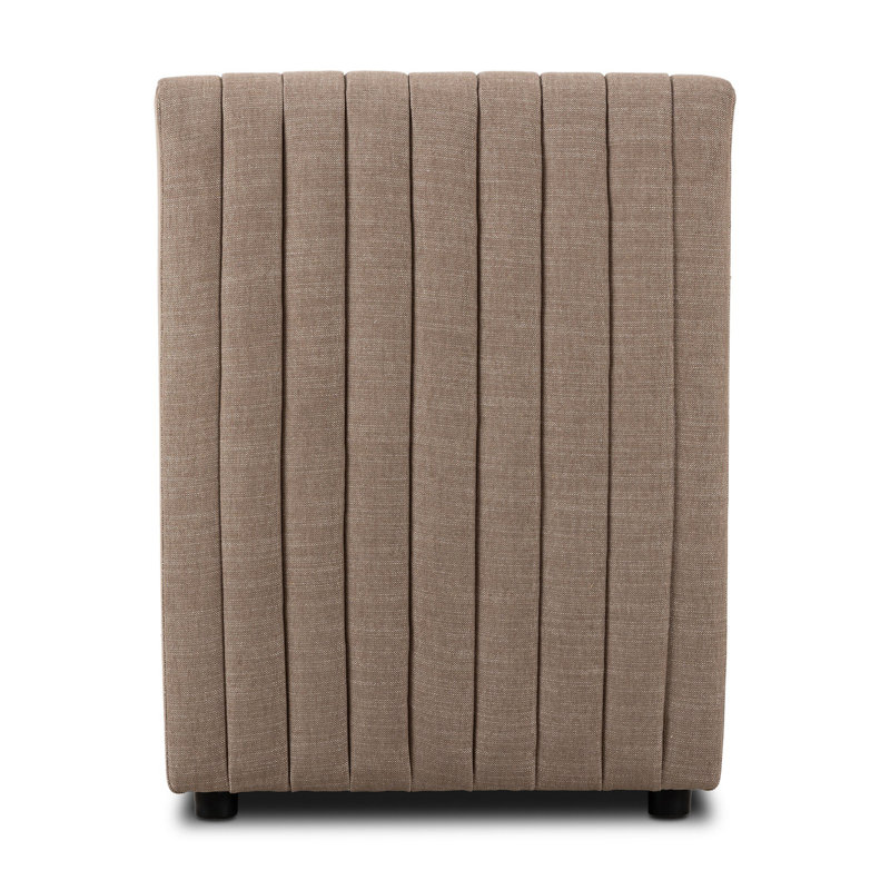 Chaise de salle à manger Brandt, Mélange de polyester Crypton Nomad taupe