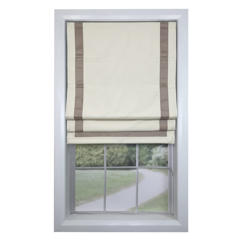 Store romain occultant Olaughlin, L 36 po x L 63 po, Taupe