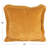 Velvet Ruffled Square Pillow