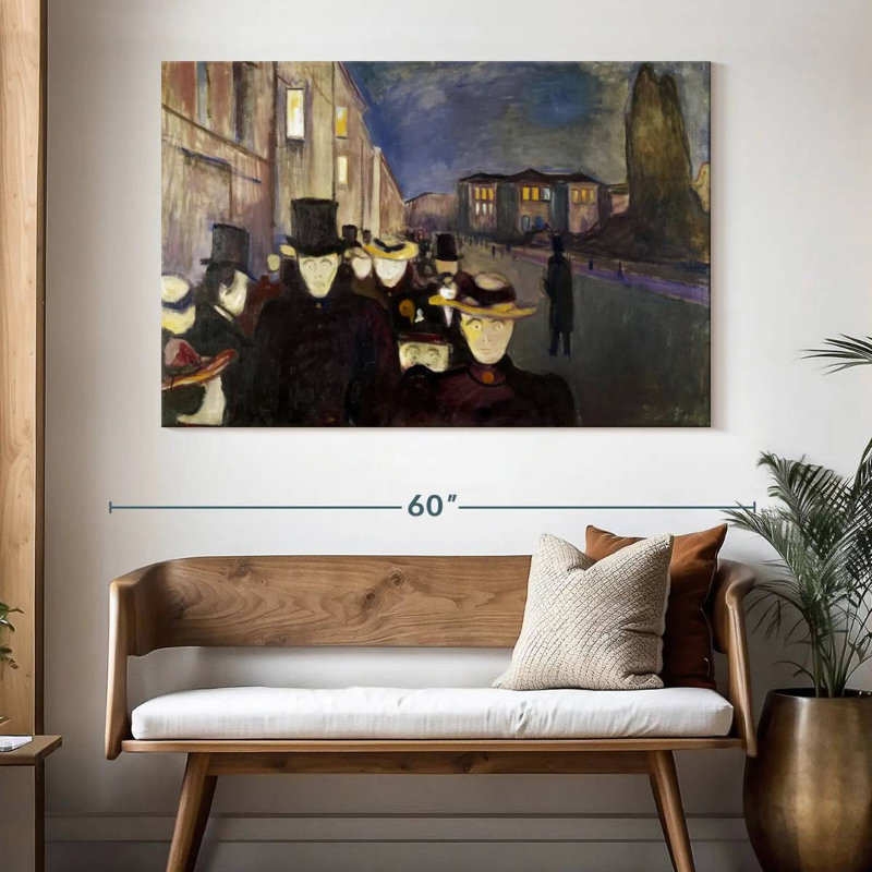 Soirée Avery sur la rue Karl Johan, H 34 po x l 51 po