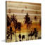 «Palms In The Sun» par Parvez Taj, reproduction d'art sur bois de pin naturel-1154774872