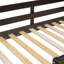 Lit simple superposé au-dessus avec compartiments de rangement supplémentaires - 4 tiroirs et 3 tablettes et look pour chambre à coucher-2134976817-2134976823