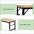 Adjustable Height Workbench, 60" Rubber Wood Top Heavy duty Workstation with Power Outlets, 2000 LBS Load Capacity Hardwood Worktable for Workshop, Garage, Office, Home