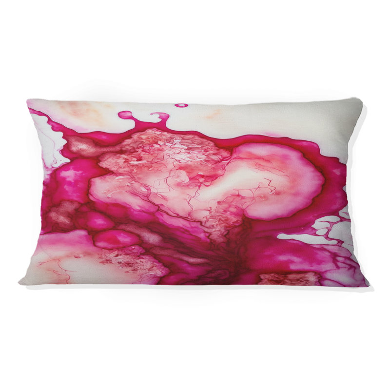Coussin décoratif Eruption Of Raspberry Blush Joy IV - Abstract