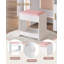 Dressing Table Stool, Soft Padded Vanity Stool, Makeup Chair with Non-Slip Foot Pads for Dressing Room, Bottom Storage, Bedroom, Entryway-331324378