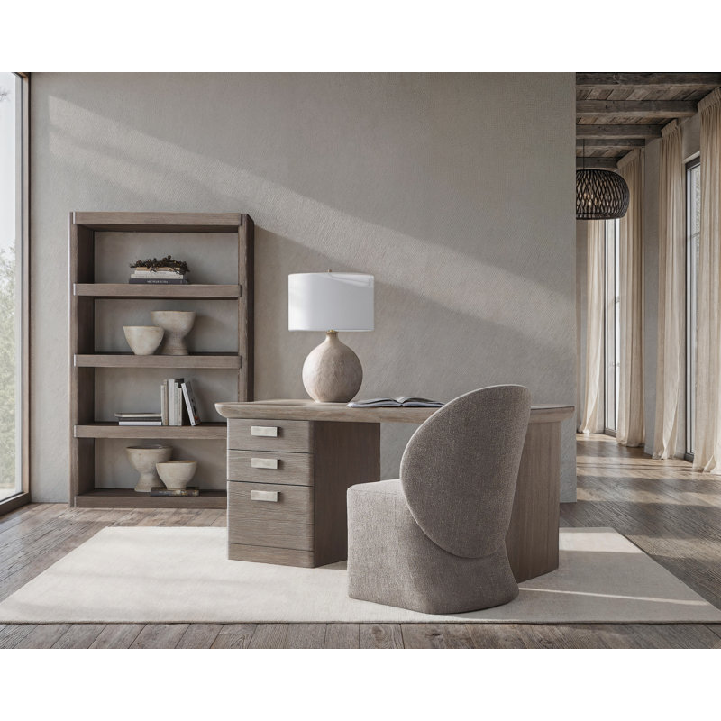 Monolith Solid Wood Writing Desk