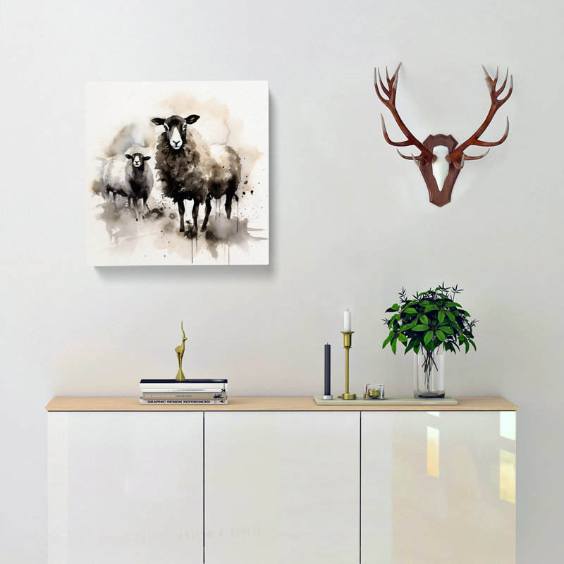 Modern Wall Art - Wrapped Canvas, 50cm H x 50cm W x 3cm D