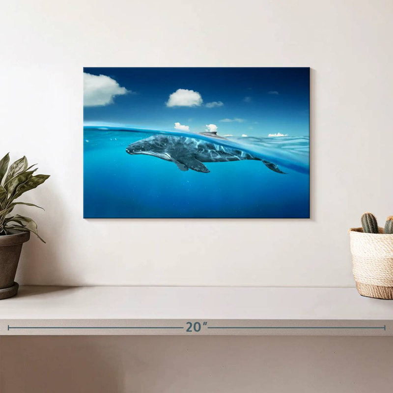 Brampt Whale Below The Surface, 8'' H x 12'' W