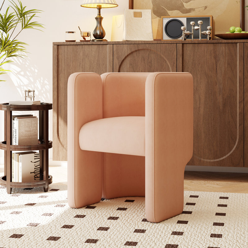 Fauteuil Beall, Rose
