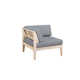 Jurgen Acacia 5 - Person Modular Patio Conversation Sets with Cushions