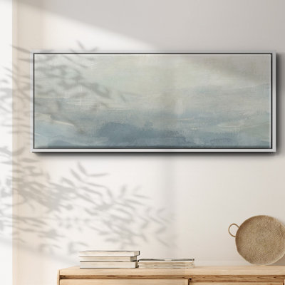 Tone Scape V- Framed Canvas