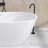 65'' x 30'' Freestanding Soaking Tub  Stand Alone Acrylic Bathtub with Center Drain-93280712