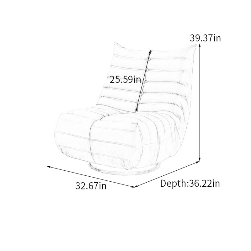 Fauteuil ergonomique inclinable réglable, Gris clair