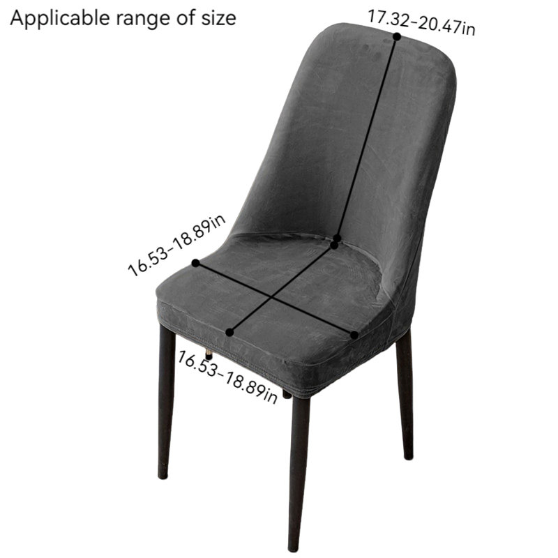 Housse pour chaise de salle à manger en polyester