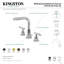 Robinet de salle de bain espacé Kingston Kingston-45639311