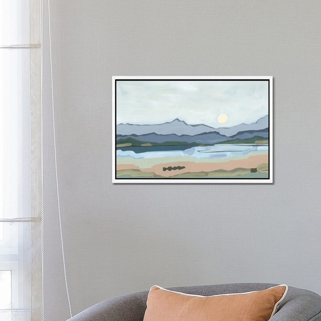 Moonrise Over The Valley, 2023 by Andrea Mejia - Gallery-Wrapped Canvas Giclée on Canvas