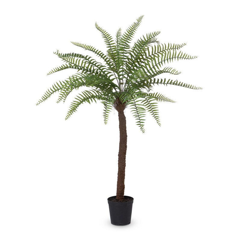 Faux Fern Tree in Pot, 6'
