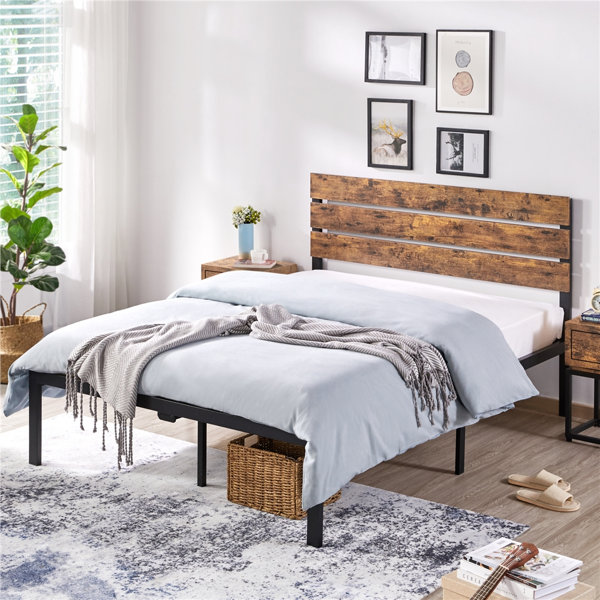 17 Stories Greylock Upholstered Slat Bed & Reviews | Wayfair