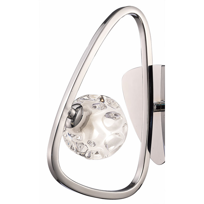Walbridge Chrome Armed Sconce