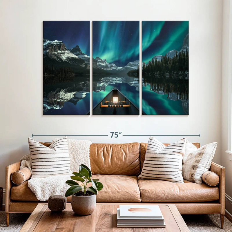 Ciel Alvord Maligne, lac Aurore, H 42 po x l 65 po