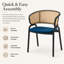 Chaise de salle à manger Mid-Century-712601746-687192668
