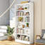 Bibliothèque l 35,4 ", bibliothèque haute moderne en bois-1657668168-1646158358