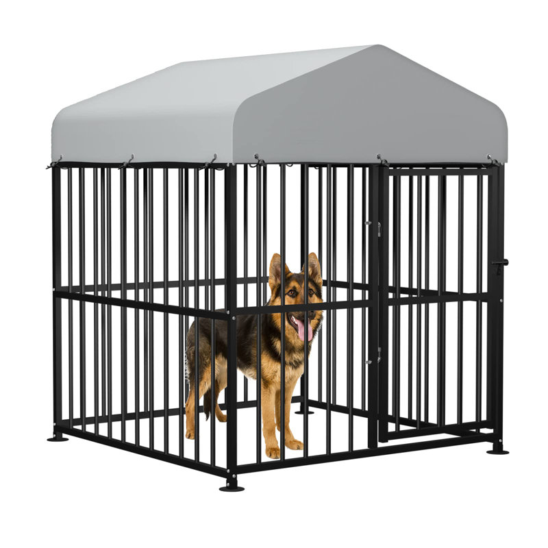 Grand enclos pour chien Meetwarm, H 59 po x l 47 po x P 47 po