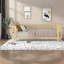 Lits plateforme robustes en bois pour enfants, taille simple, finition naturelle
