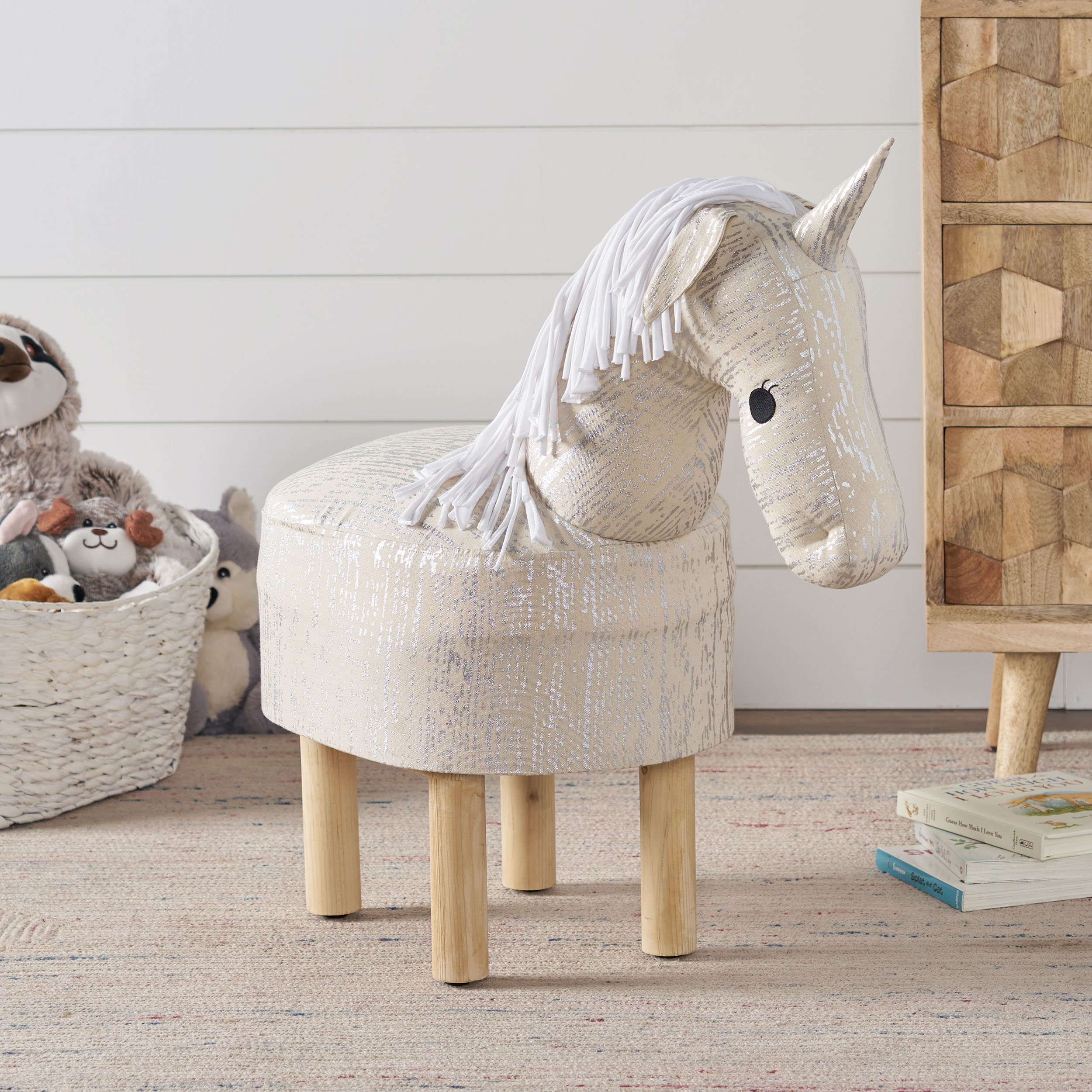 Zoomie Kids Kids 8.5'' Novelty Ottoman | Wayfair