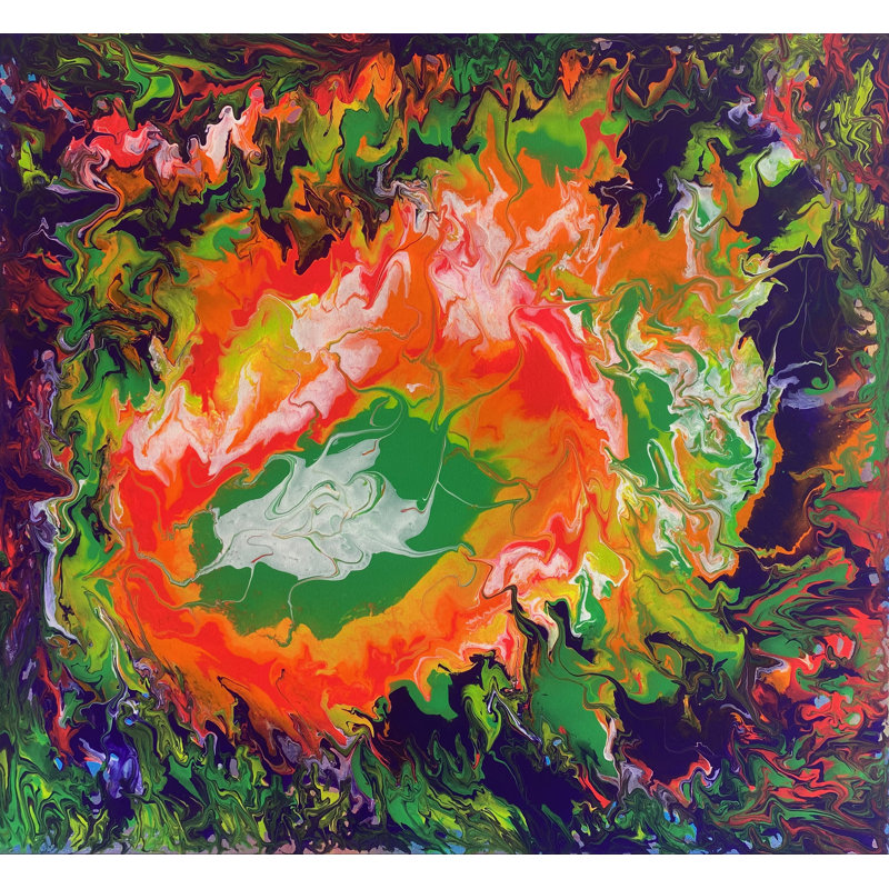 «Mood» par Alicia Lopez, H 25,25 po x l 31,25 po x P 0,875 po