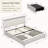 Kendrall Upholstered LED Bed Frame with Storage Drawers & Adjustable Headboard-1180592999-1180592997