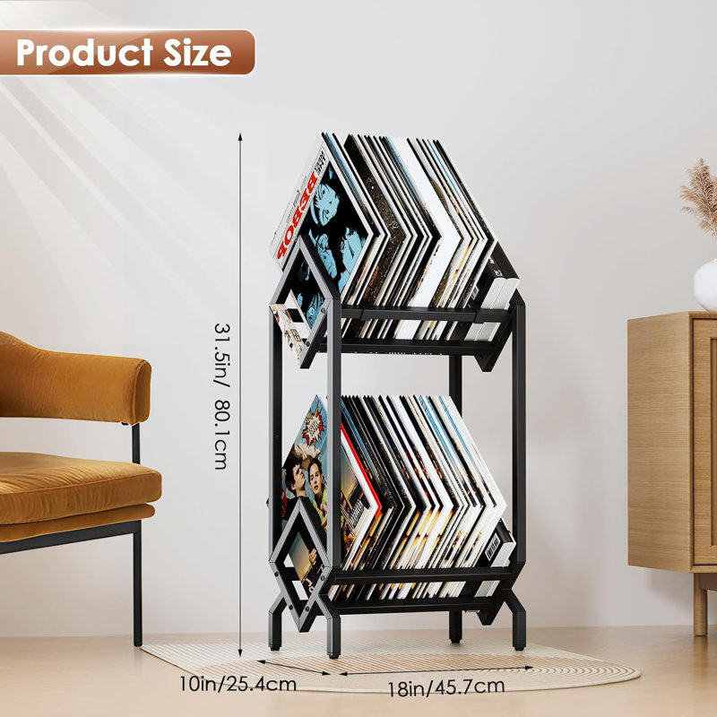 McMenamins Metal Free Standing Magazine Rack
