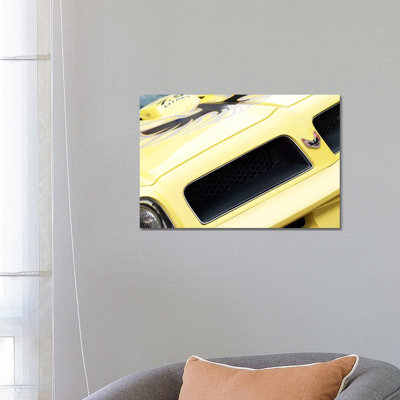 1976 Pontiac Trans Am, Front End Detail by Clive Branson - Wrapped Canvas Print