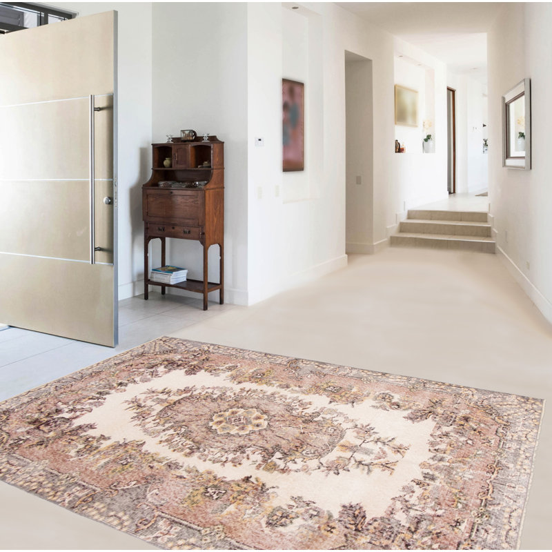 Tapis beige Melis Vintage 3 pi 10 po x 6 pi 8 po