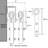 Black Rustic Straight Design U Bracket Double Track Bypass Two Door Barn Door Hardware Kit-23808046