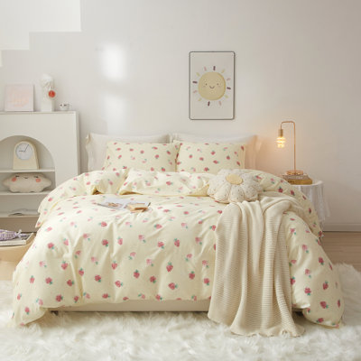 Cute Pattern 100% Cotton Duvet Cover Set