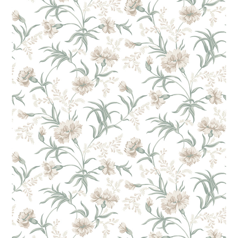Lofstad Floral Roll, Spring Green
