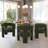 Modern Upholstered Dining Arm Chair-117045865