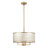 4-Light Natural Capiz Shell Drum Chandelier-517692962