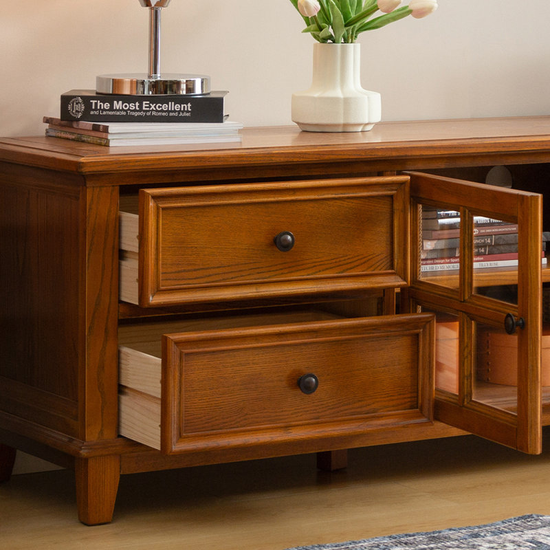 Meuble télé américain rétro, 86.6"