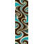 Tapis brun / turquoise à motif abstrait Mccampbell-37341739