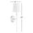 Mikels Steel Armed Sconce-2041687457