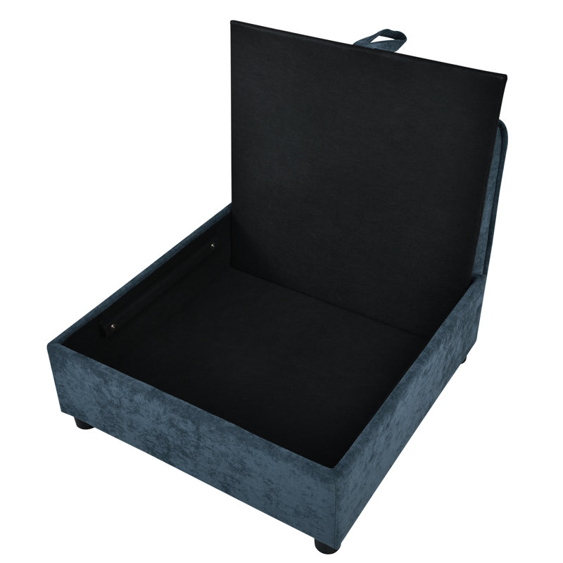 Double couche 4 coussins avec compartiment de rangement pratique - Coussins Ustyle bleu foncé et efficaces, Bleu très foncé