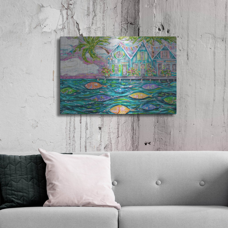 «Dock Of The Bay» par Estelle Grengs, H 24 po x l 36 po