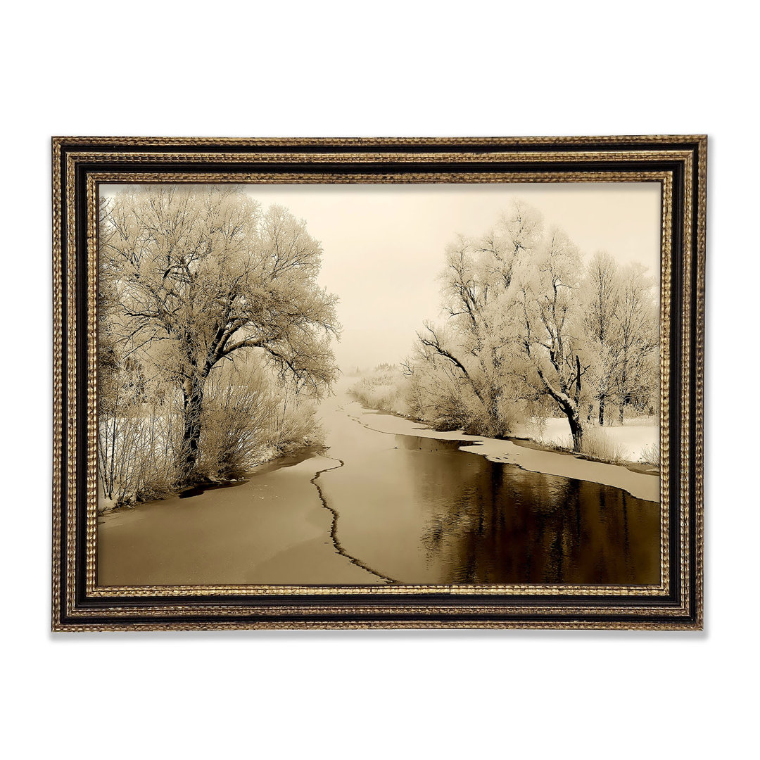 Winter Wonderland Sepia - Druck